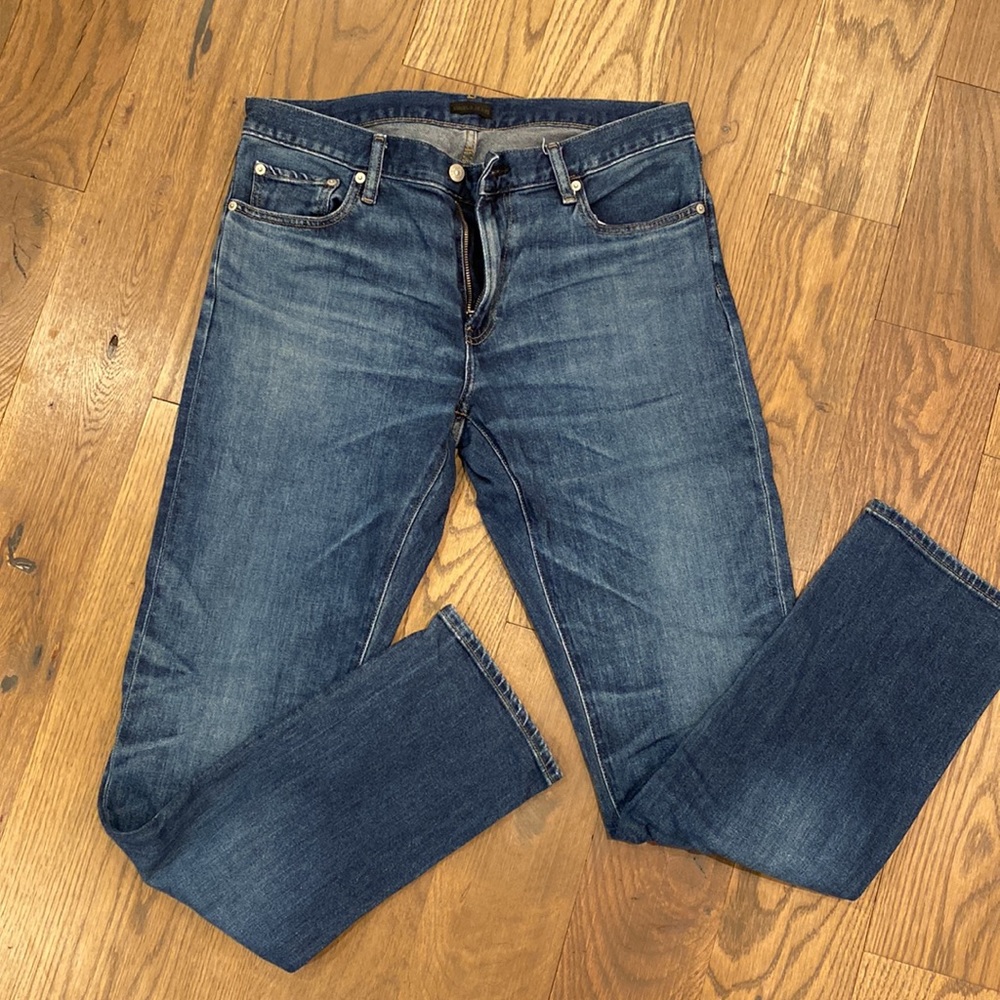 UNIQLO Jeans W34 L34, 98% cotton, 2% spandex